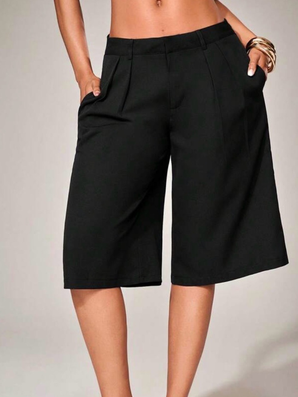 Torrid Classic Black Wide-Leg Women’s Shorts 3 X